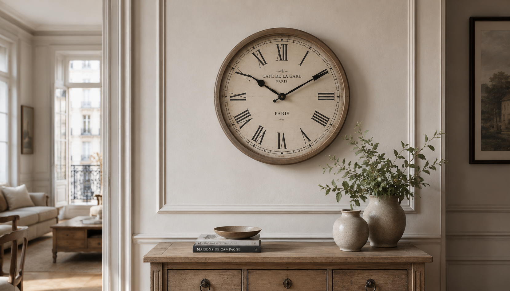 Horloge Murale pour Salon : quel style et quelle taille choisir ? Image