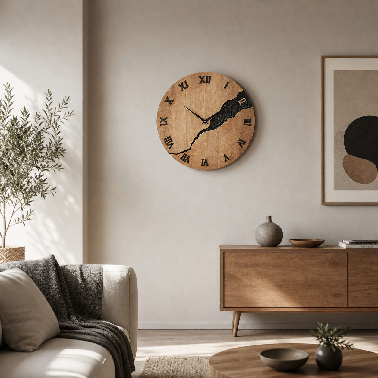 Horloge Murale Bois Image