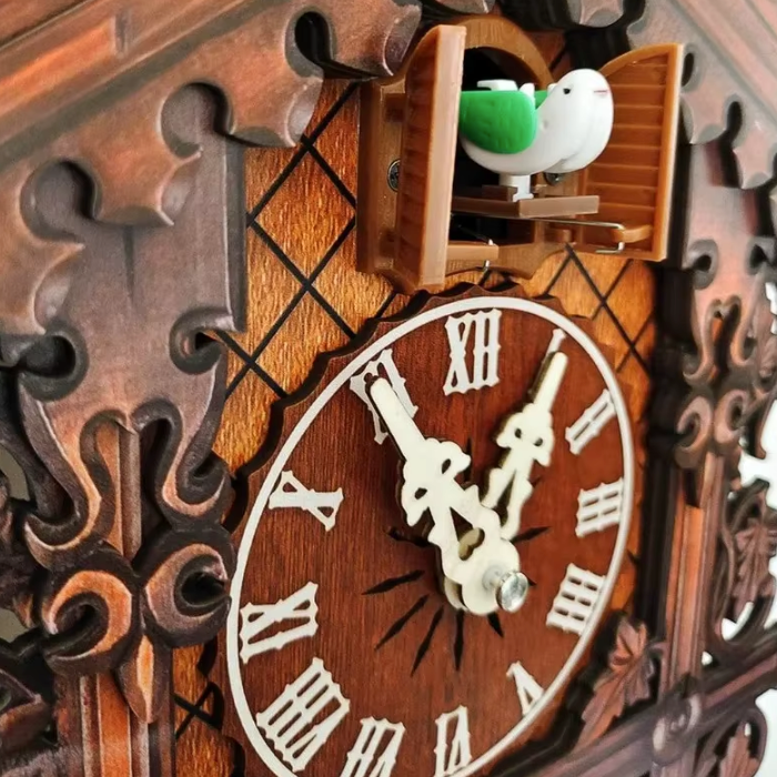 Horloge Murale Coucou Pendule Sonore — 2 Modèles
