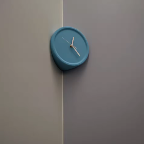 Horloge Murale Silencieuse 18 cm Coin de Mur — 32 modèles