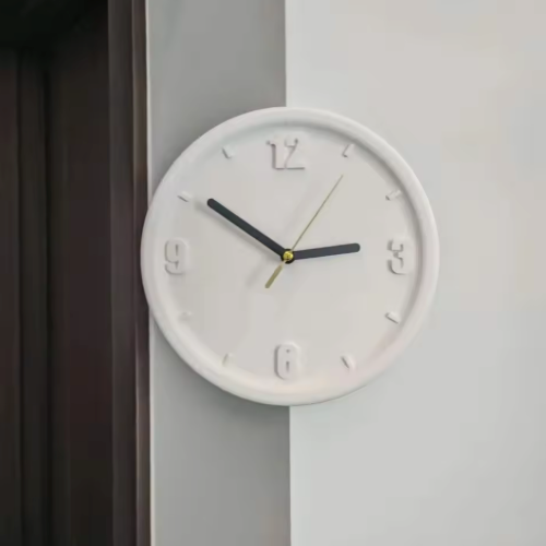 Horloge Murale Silencieuse 18 cm Coin de Mur — 32 modèles