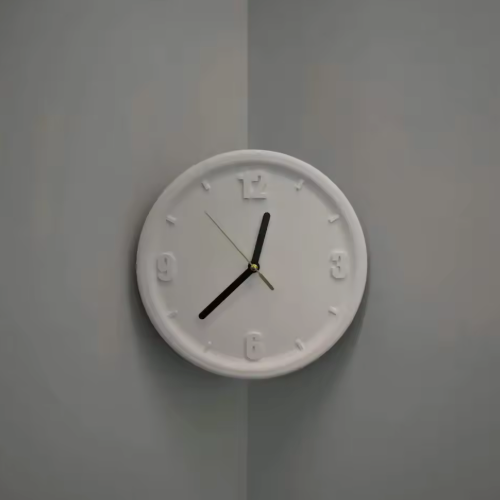 Horloge Murale Silencieuse 18 cm Coin de Mur — 32 modèles