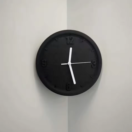 Horloge Murale Silencieuse 18 cm Coin de Mur — 32 modèles