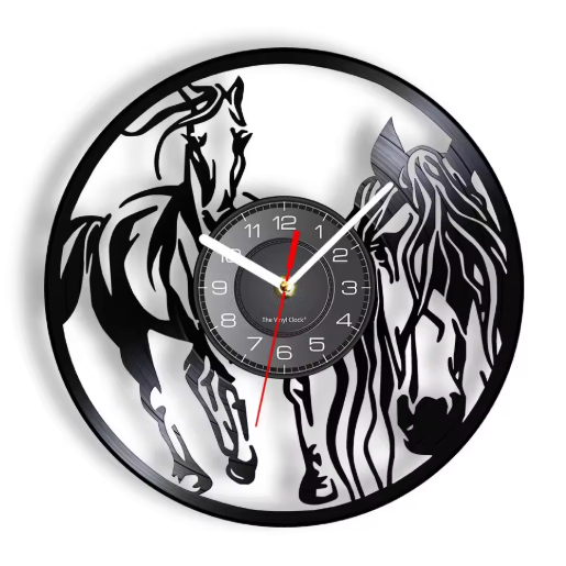 Horloge Murale Vinyle 30 cm Silencieuse — 15 Modèles