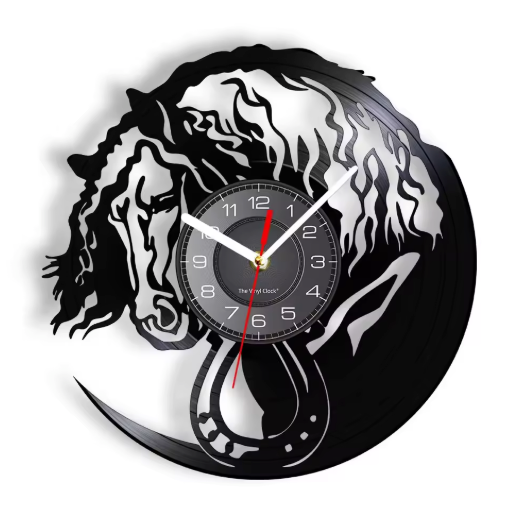 Horloge Murale Vinyle 30 cm Silencieuse — 15 Modèles
