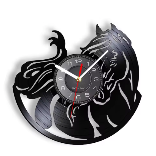 Horloge Murale Vinyle 30 cm Silencieuse — 15 Modèles