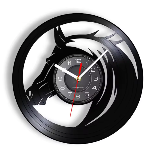 Horloge Murale Vinyle 30 cm Silencieuse — 15 Modèles
