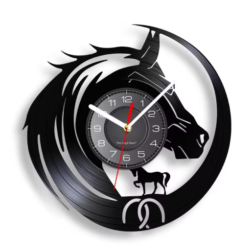 Horloge Murale Vinyle 30 cm Silencieuse — 15 Modèles