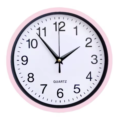 Horloge Murale Ronde Silencieuse – 20 cm – 7 Modèles