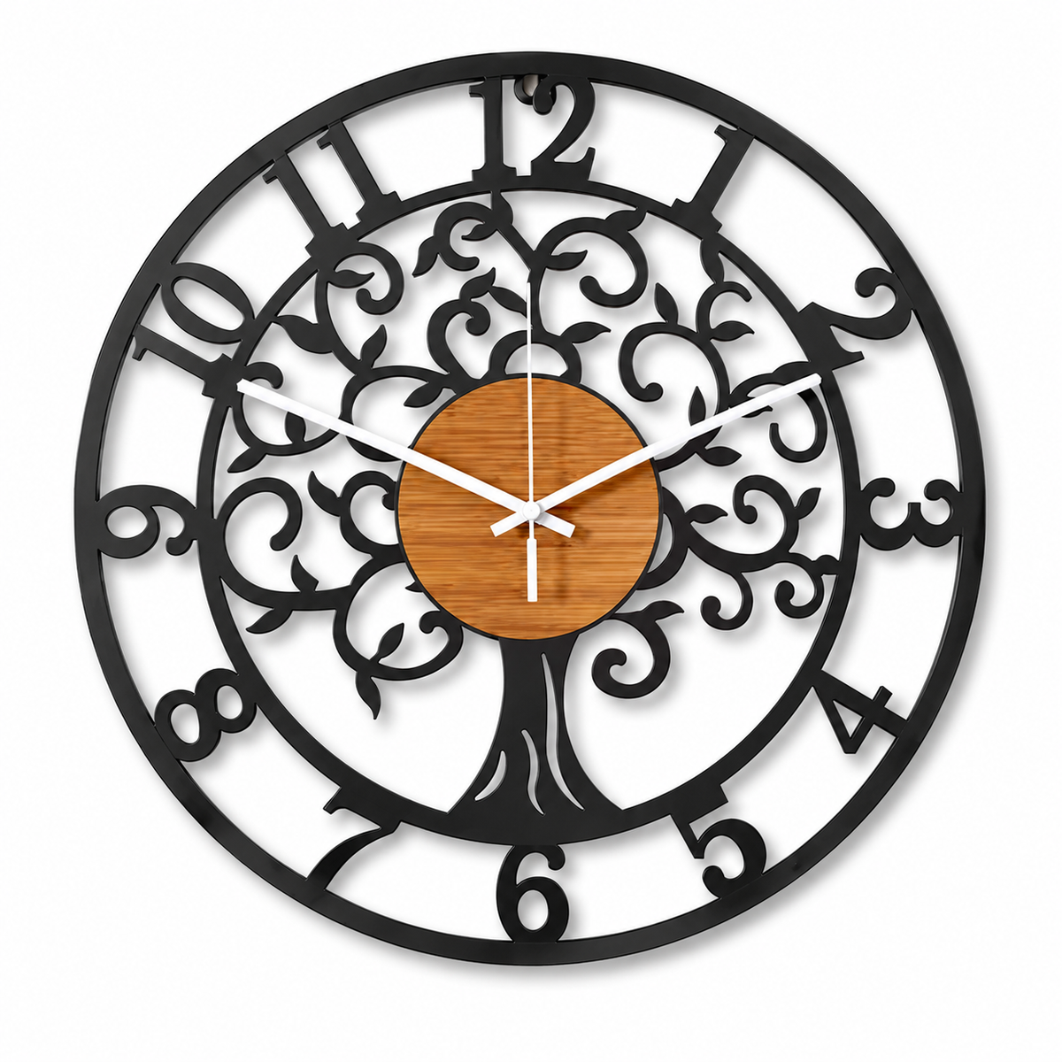 Horloge Murale Arbre de Vie Métal Silencieuse – 30, 35, 40 cm