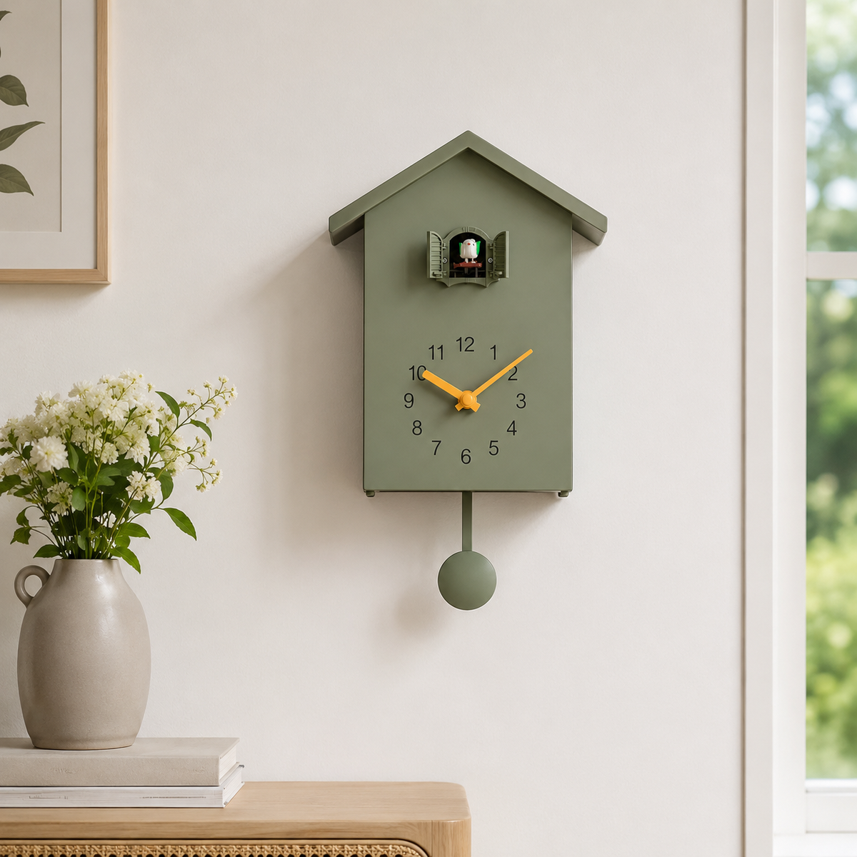 Horloge Murale Coucou Maison Pendule Sonnerie Horaire – 5 Modèles