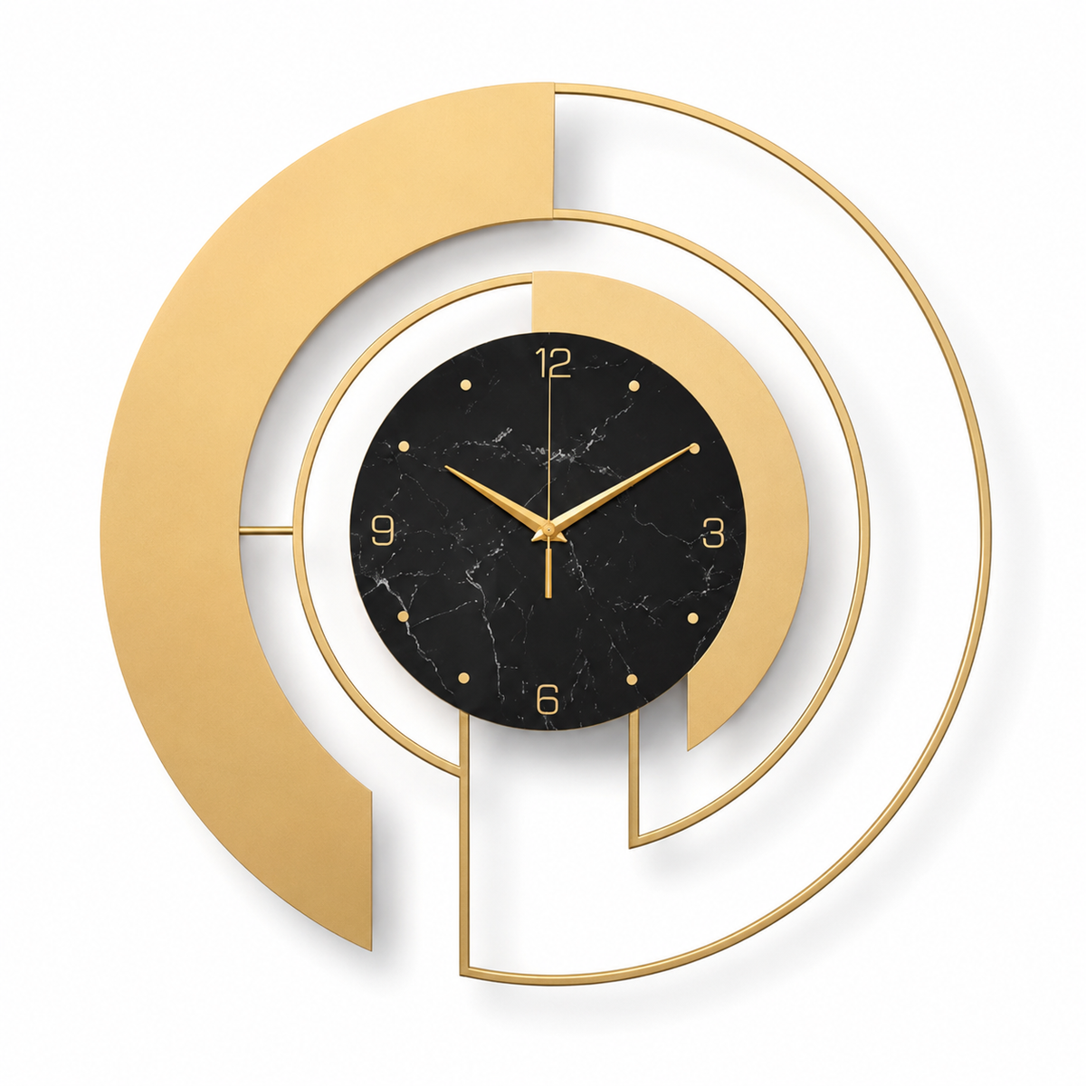 Horloge Murale Design Métal Silencieuse – 45 cm – 4 Modèles