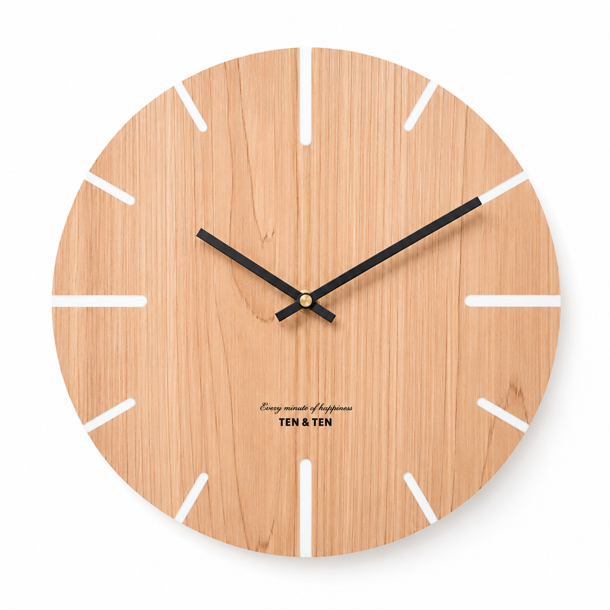Horloge Murale Ronde Bois MDF 30cm 8 Modèles