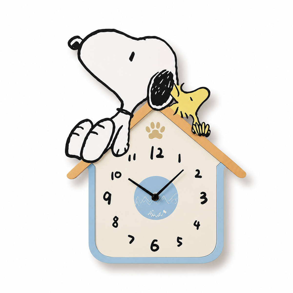 Horloge Murale Enfant Dessin Animé MDF 31–39 cm — 2 Modèles