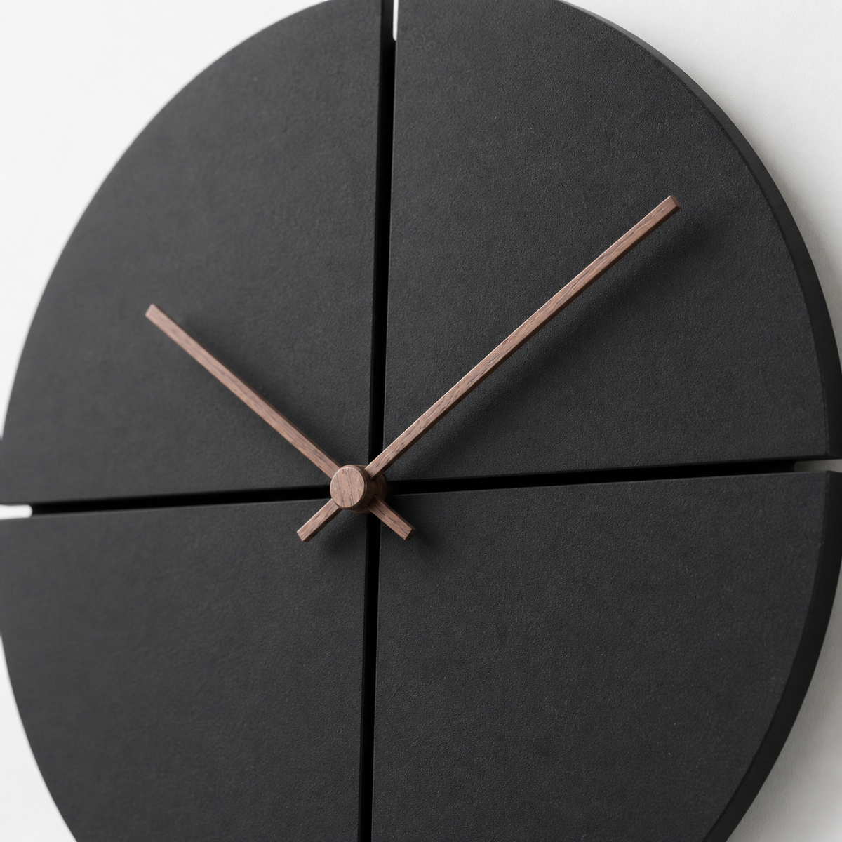 Horloge Murale Bois Minimaliste 29 cm Silencieuse
