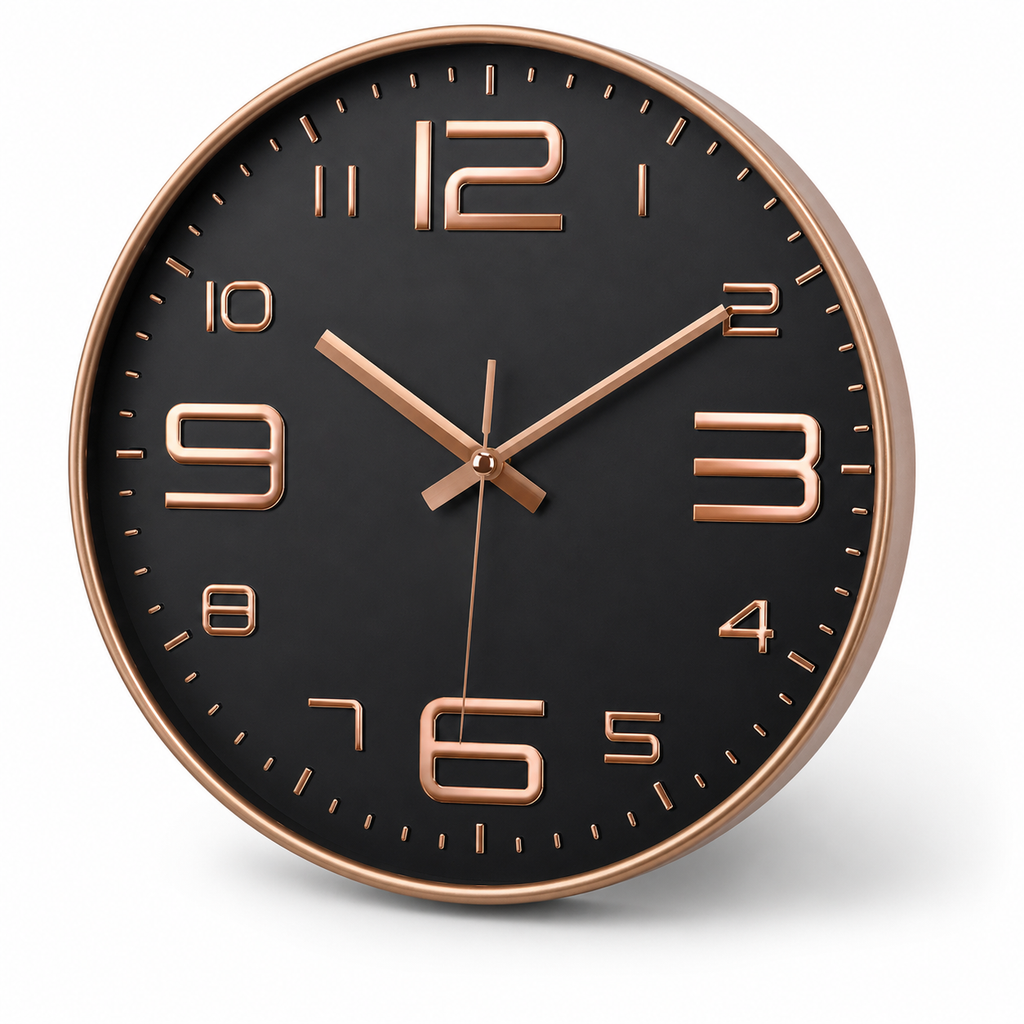 Horloge Murale Moderne Silencieuse 30 cm — 6 Coloris