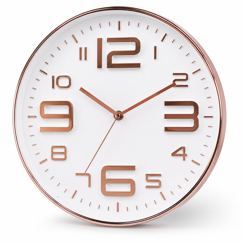 Horloge Murale Moderne Silencieuse 30 cm — 6 Coloris