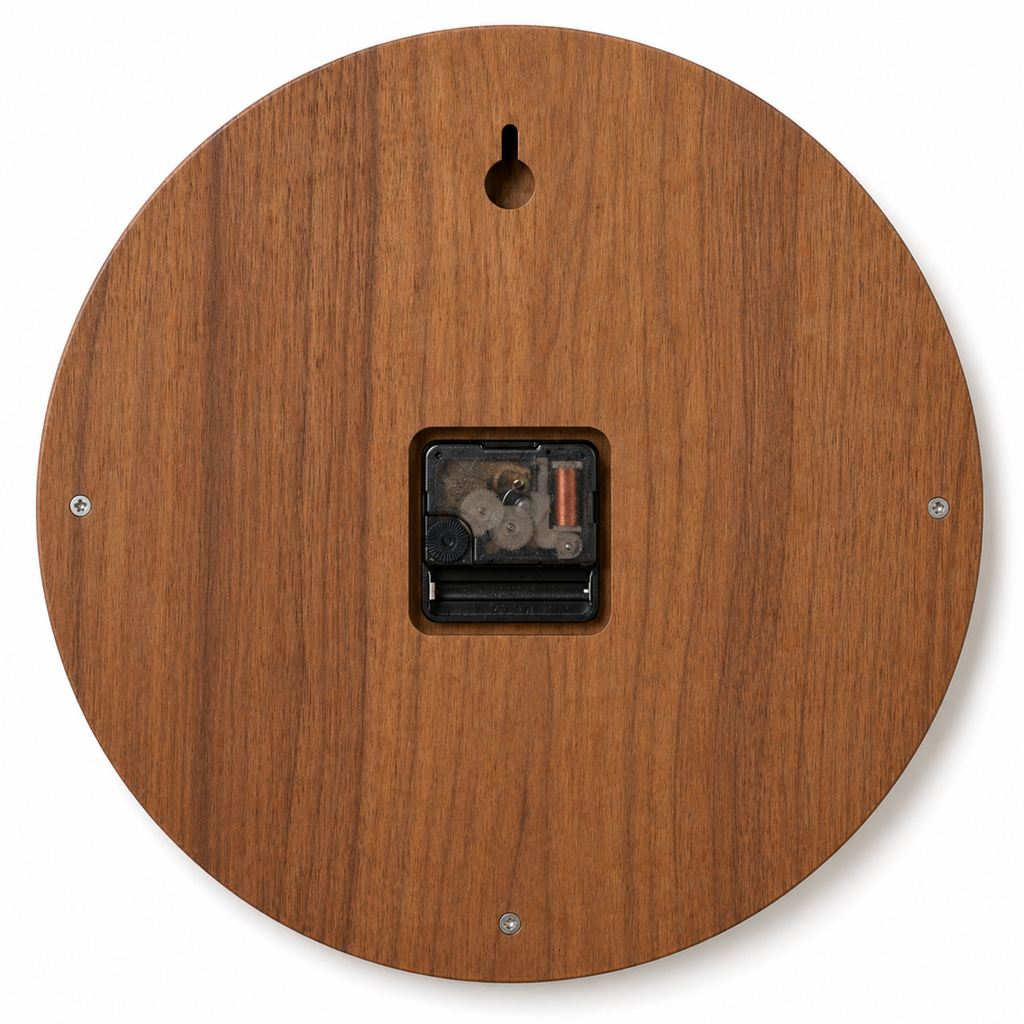 Horloge Murale Bois Moderne 25 cm Silencieuse — 5 Modèles