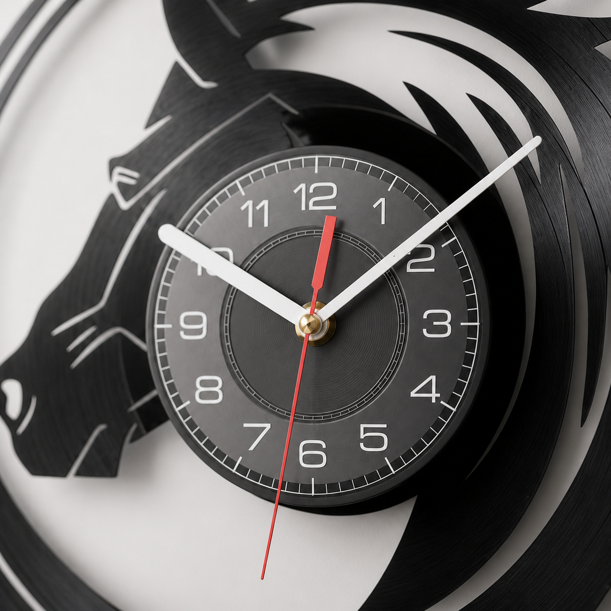 Horloge Murale Vinyle 30 cm Silencieuse — 15 Modèles
