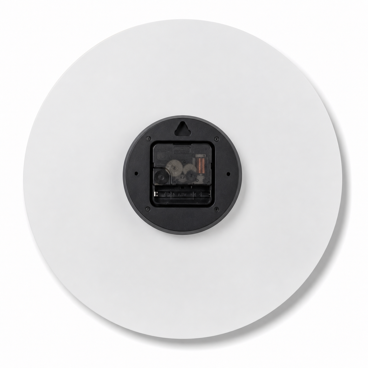 Horloge Murale Bois Blanc Silencieuse — 4 Tailles