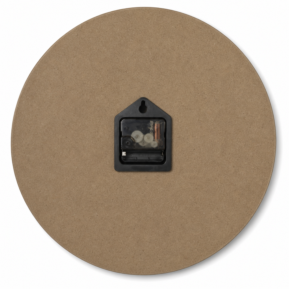 Horloge Murale Bois 25 cm Silencieuse Motif Vagues Bicolore