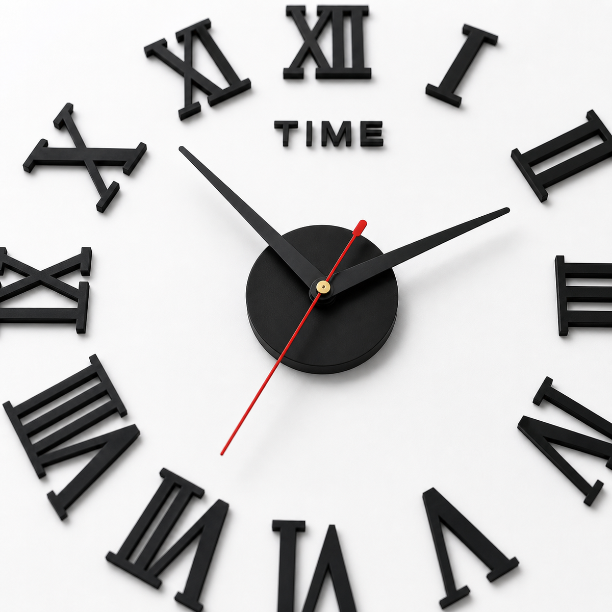 Horloge Murale Acrylique 40 cm Silencieuse — 3 Modèles