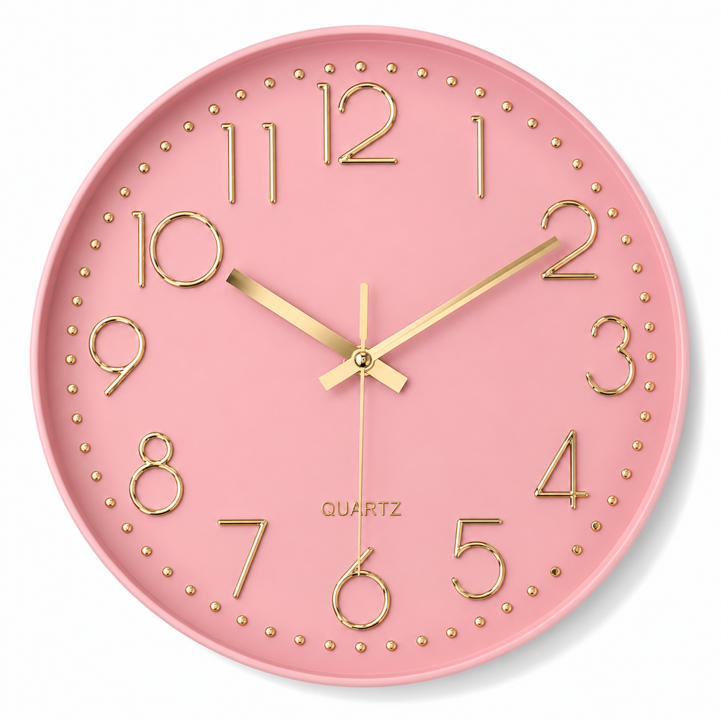 Horloge Murale Moderne Silencieuse 20 cm — 5 Modèles