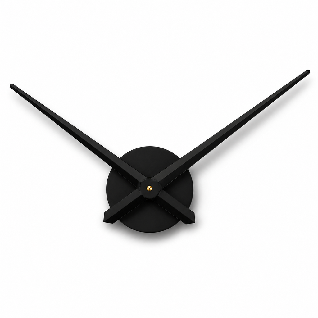 Horloge Murale Design Métal Grandes Aiguilles 38 cm — 3 Coloris