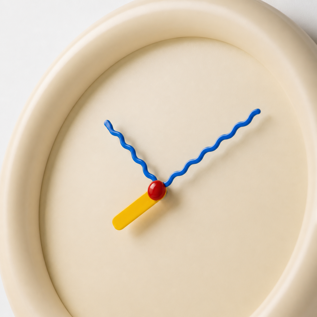 Horloge Murale Ronde Silencieuse 30 cm — 4 Coloris