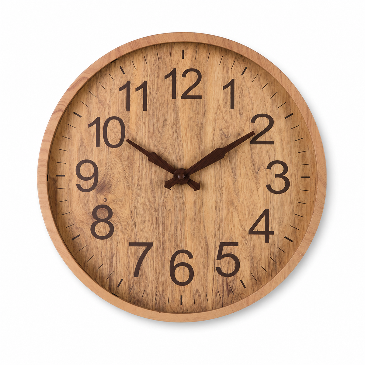 Horloge Murale Ronde Silencieuse 30,5 cm — 3 Modèles