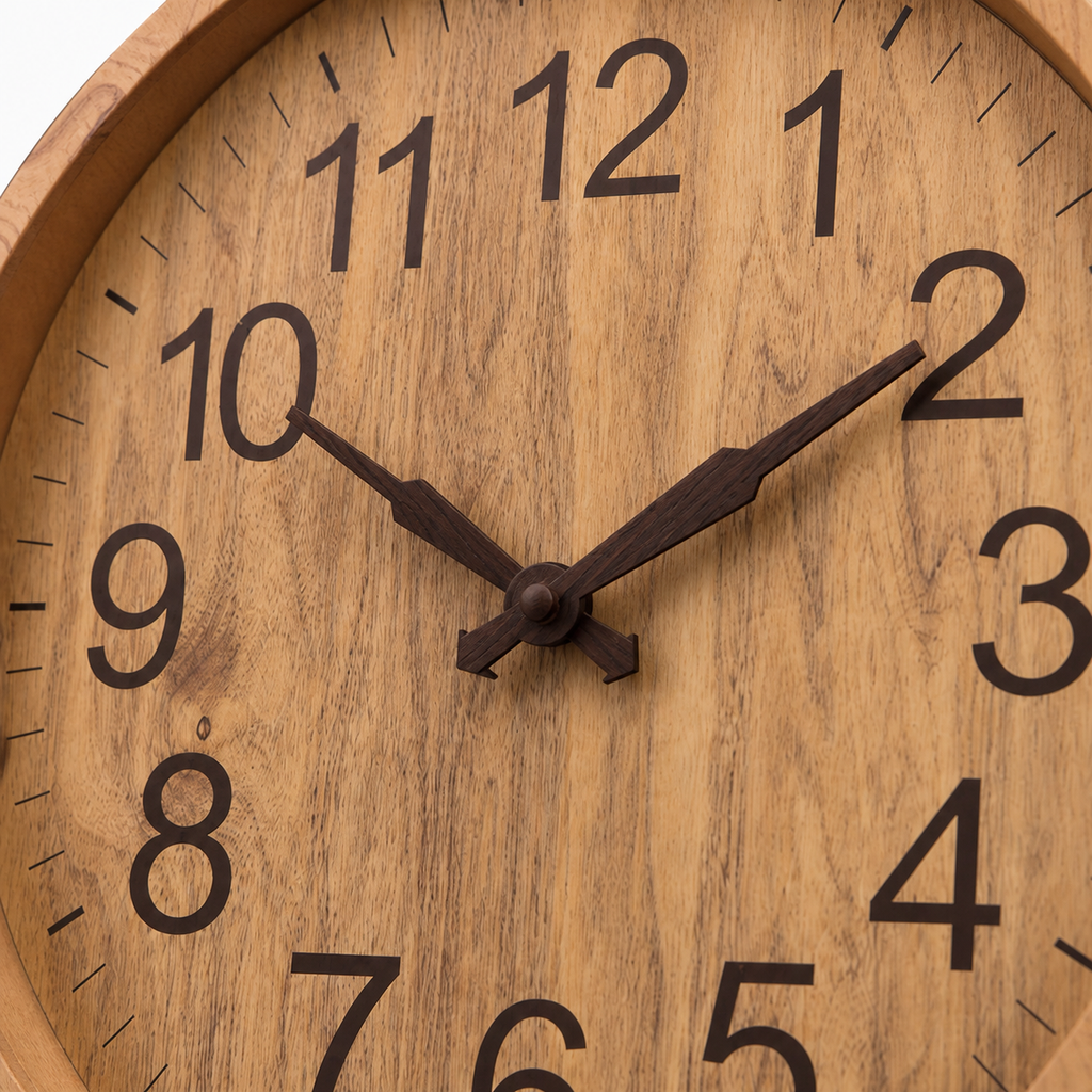 Horloge Murale Ronde Silencieuse 30,5 cm — 3 Modèles