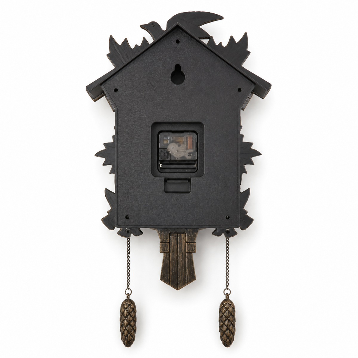Horloge Murale Coucou Résine 38 cm Pendule Sonore