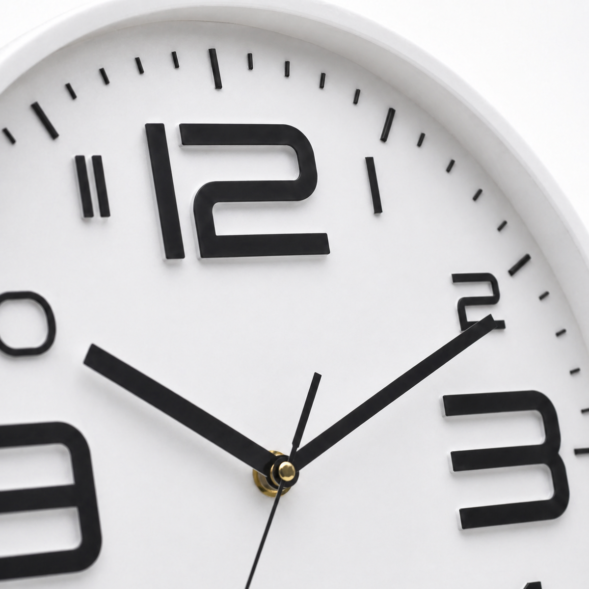Horloge Murale Moderne Silencieuse 30 cm — 6 Coloris