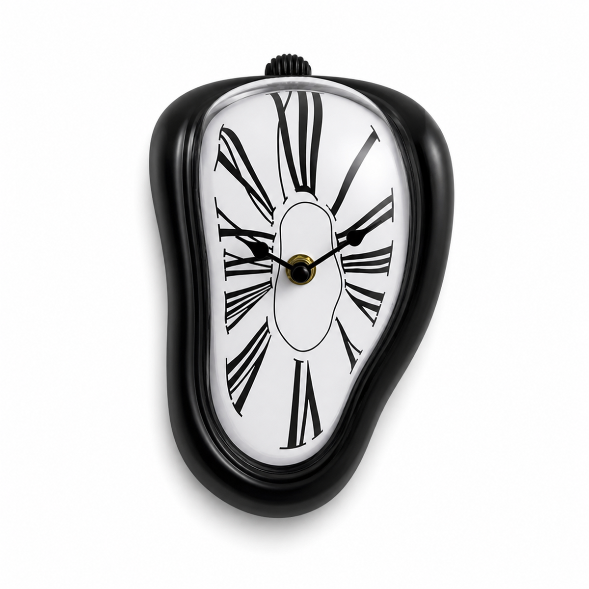 Horloge Murale Forme Fondue 18 cm Silencieuse — 4 Modèles