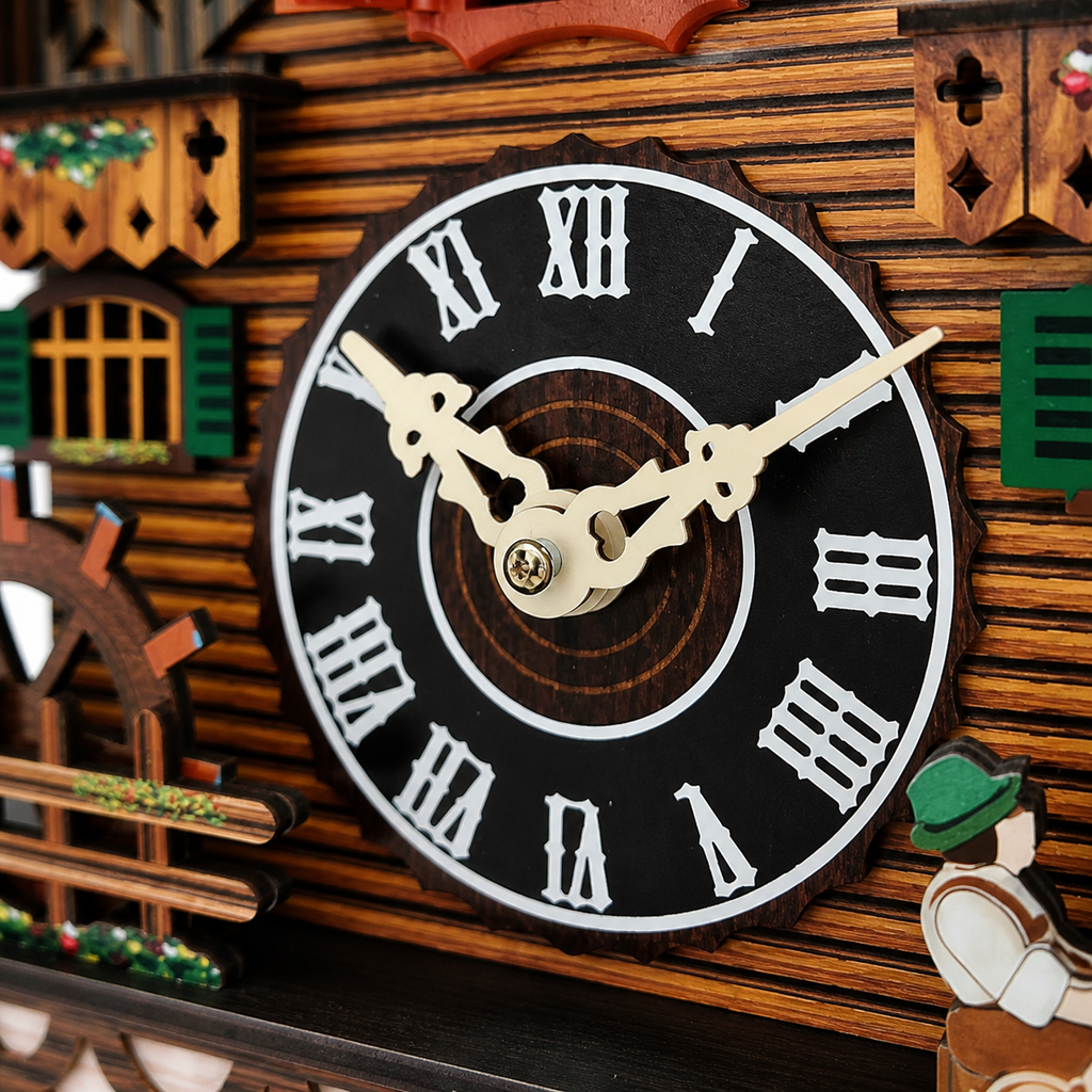 Horloge Murale Coucou Pendule Sonore — 2 Modèles