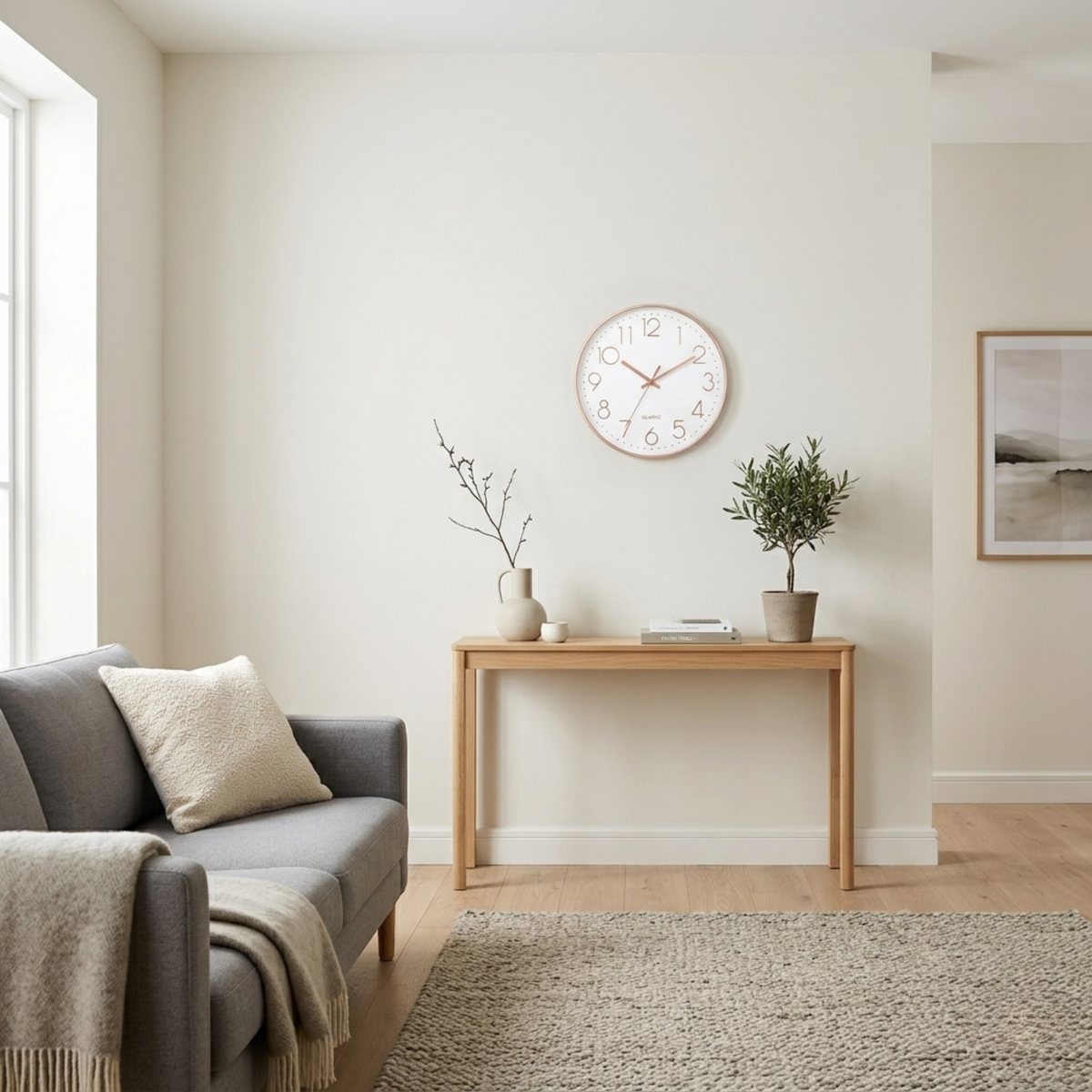 Horloge Murale Moderne Silencieuse 20 cm — 5 Modèles