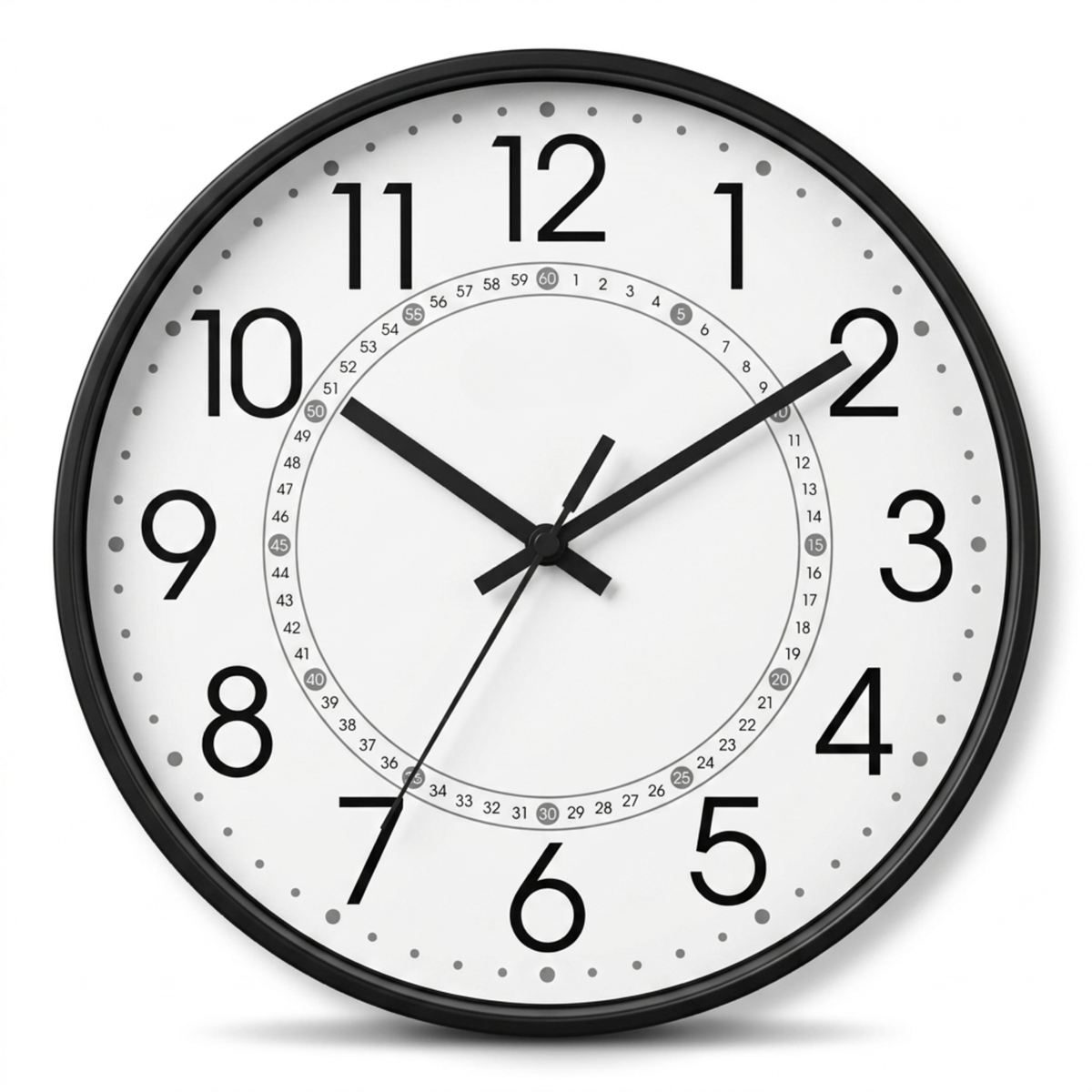 Horloge Murale 30–35 cm Minutes Apparentes — 8 Modèles