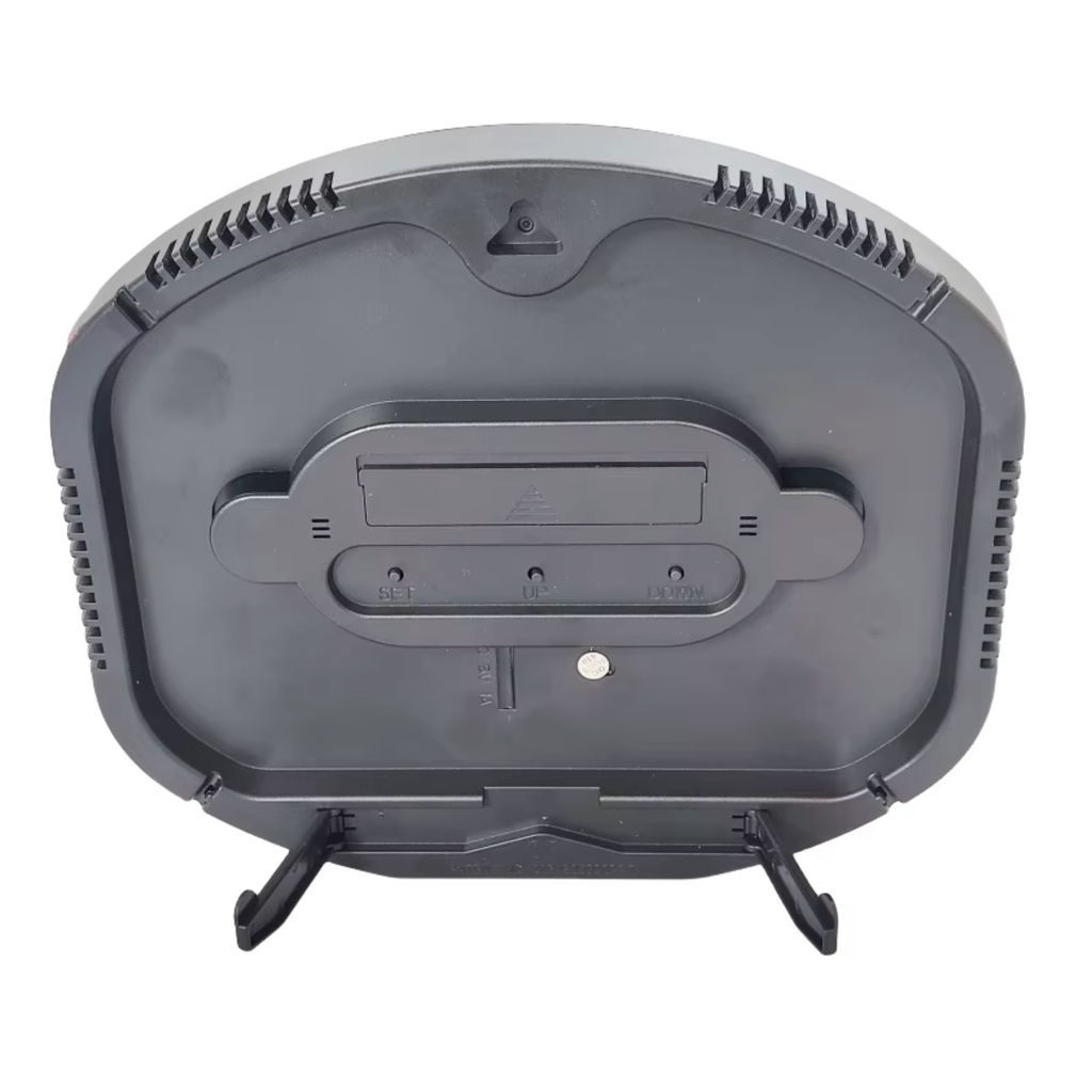Horloge Murale Numérique LED 25,6cm Capteur Météo Télécommande 4 Modèles