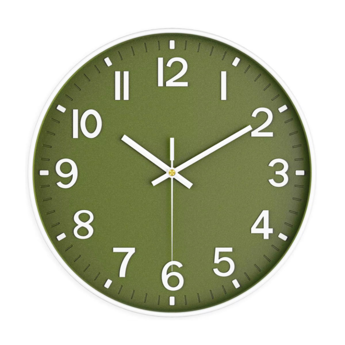 Horloge Murale Ronde Verre Trempé 20–30cm Silencieuse 9 Modèles