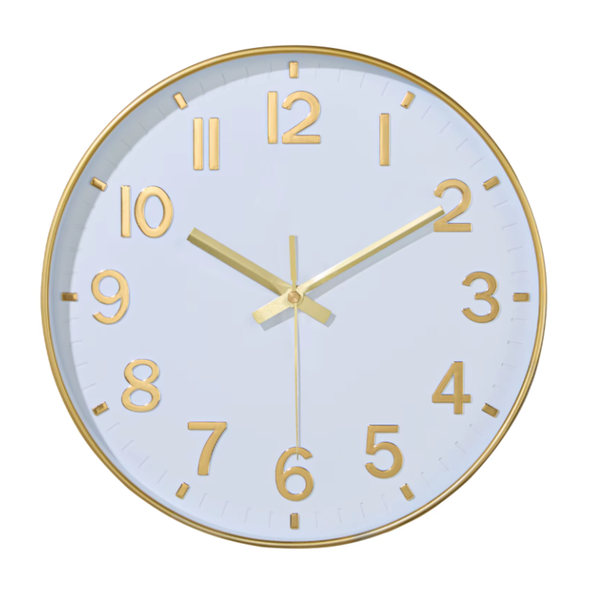 Horloge Murale Ronde Verre Trempé 20–30cm Silencieuse 9 Modèles