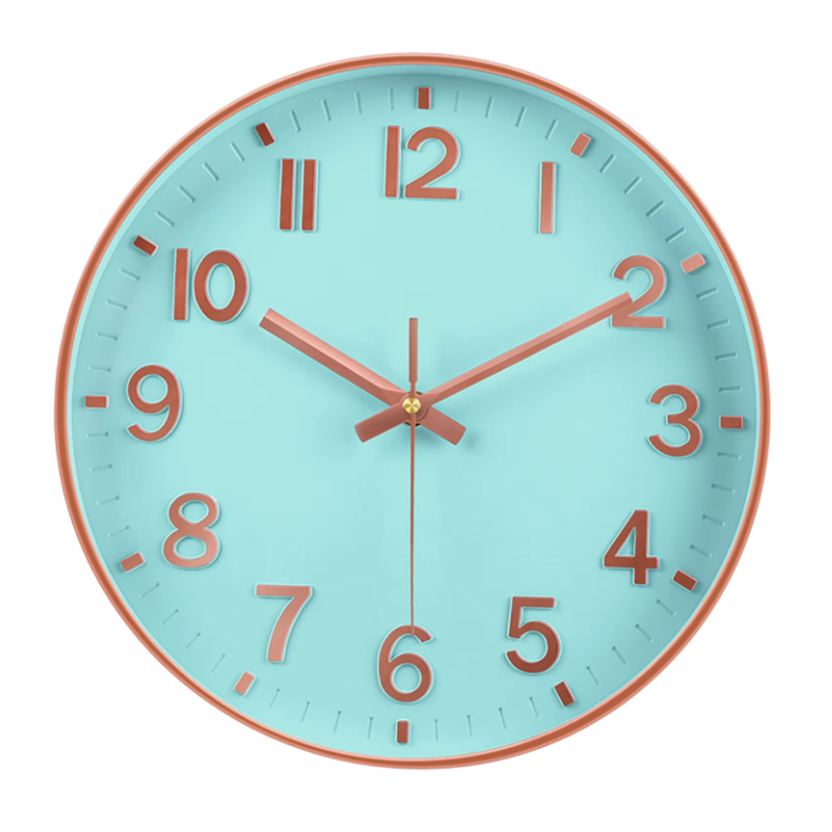 Horloge Murale Ronde Verre Trempé 20–30cm Silencieuse 9 Modèles