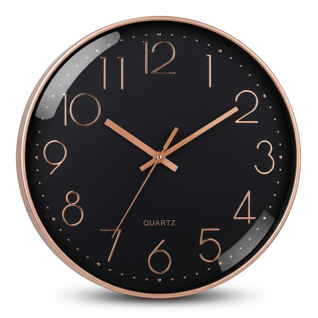 Horloge Murale Moderne Silencieuse 20 cm — 5 Modèles