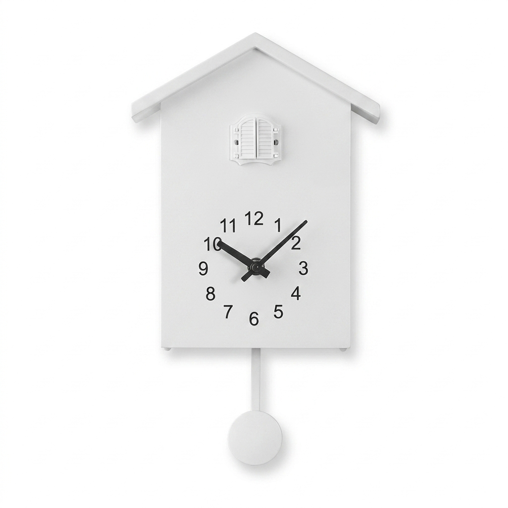 Horloge Murale Coucou Maison Pendule Sonnerie Horaire – 5 Modèles