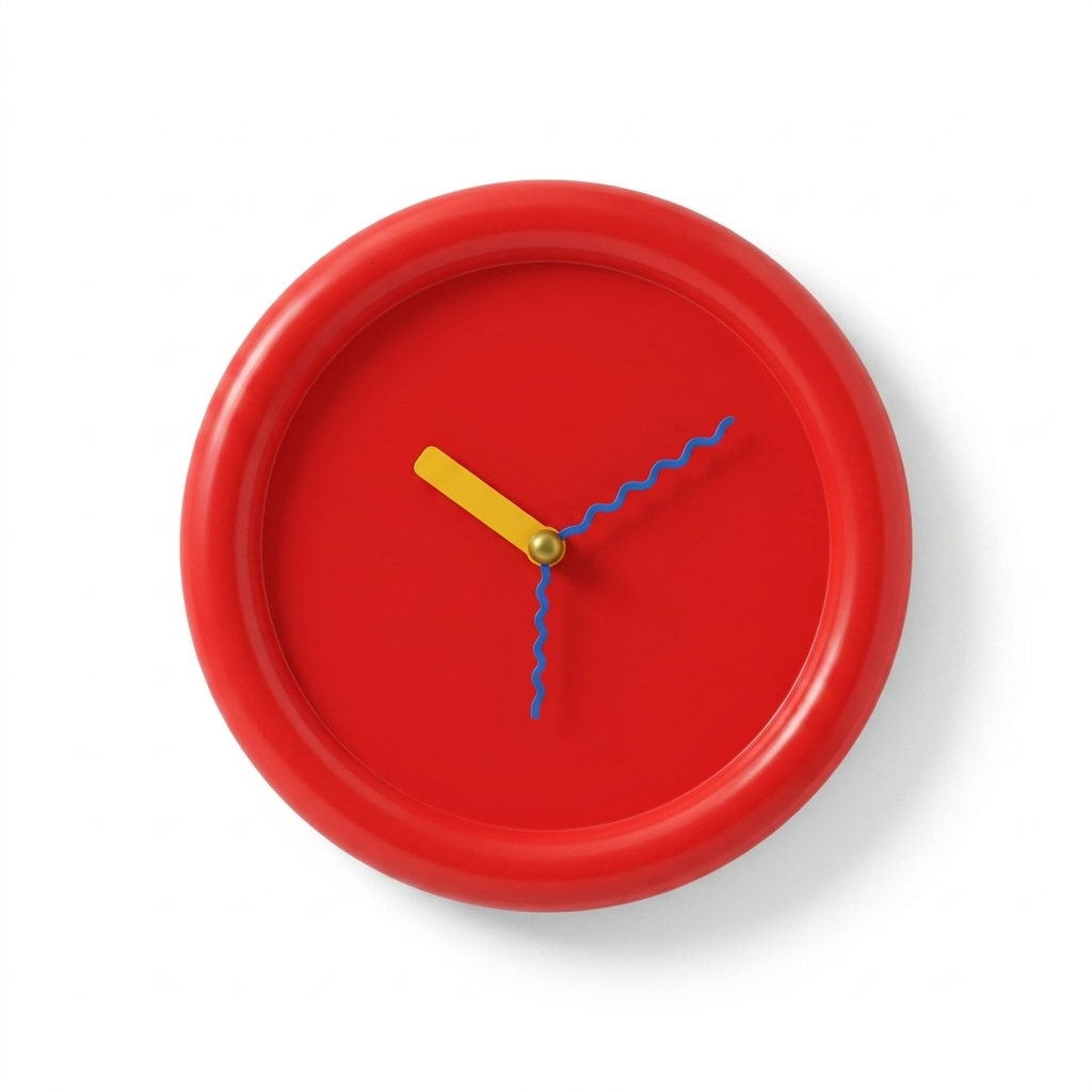 Horloge Murale Ronde Silencieuse 30 cm — 4 Coloris